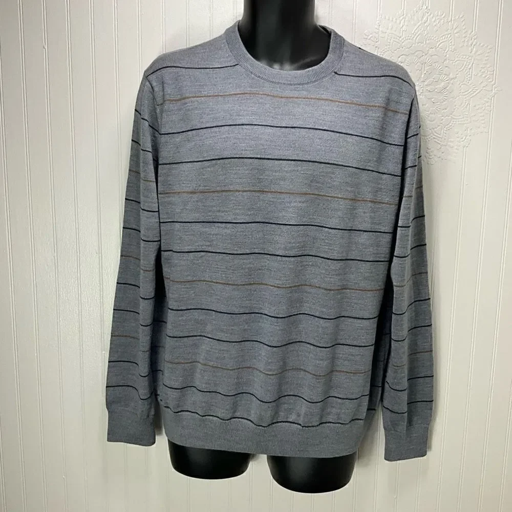 BANANA REPUBLIC 100% Merino Wool Crewneck Sweater